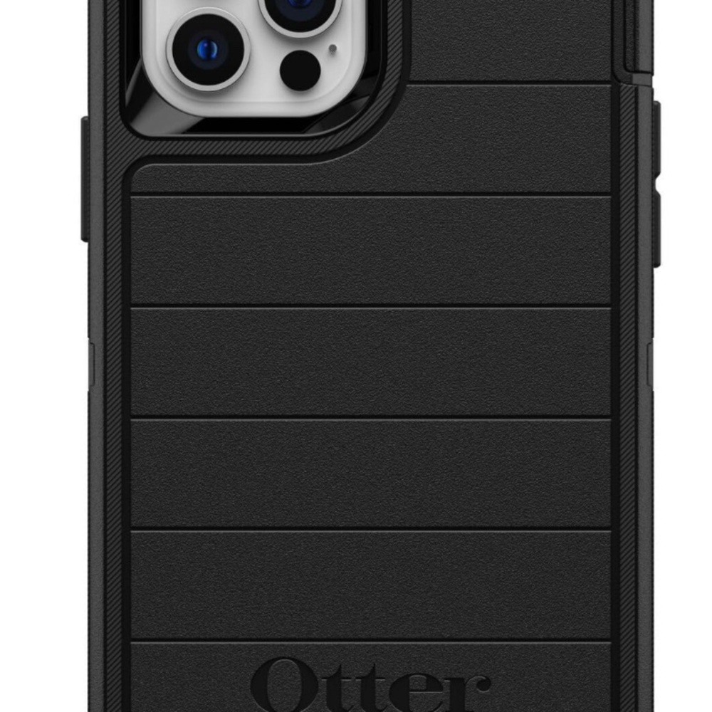 OtterBox Black Rugged Smartphone Case with Camera Protection IPhone 12 or 12 Pro